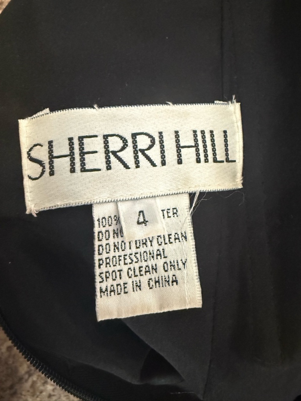 Sherri Hill 51678 Black Tulle Ruffle Mermaid Gown Size 4 - Picture 3 of 13